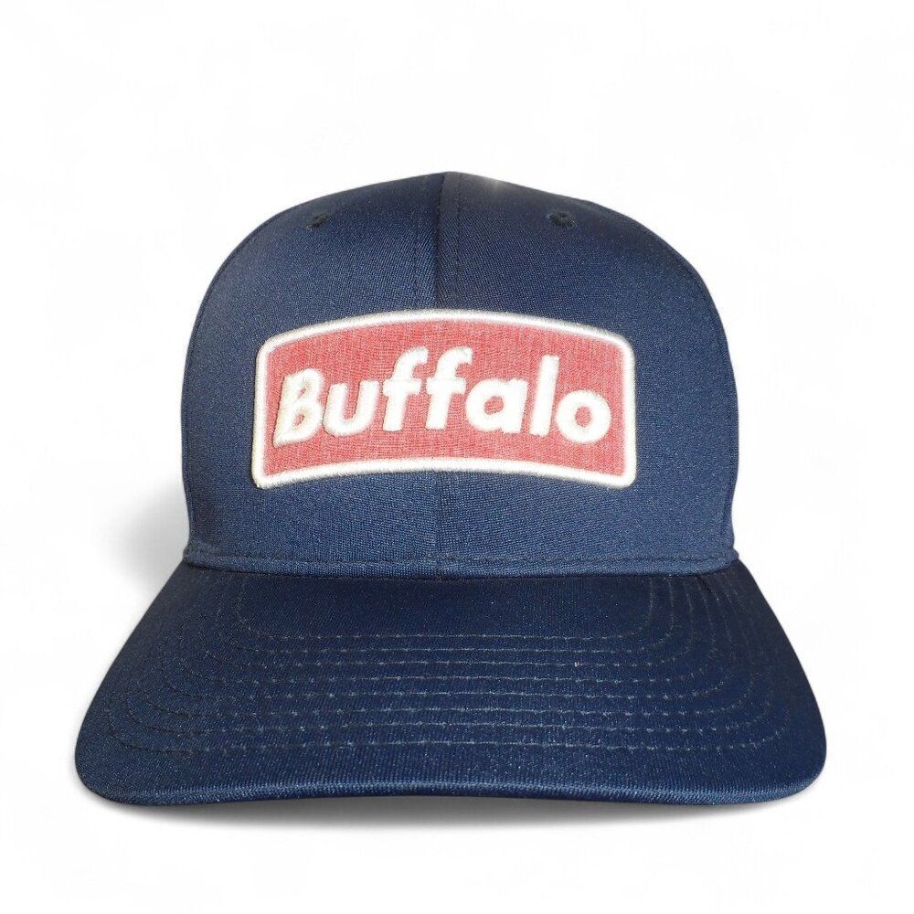 Buffalo Golf & Social "Buffalo" Snapback Hat Navy / Red / White Adjustable